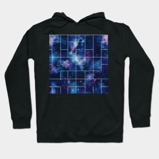 Limitless Horizon - Infinite Nebula Seamless Pattern Hoodie